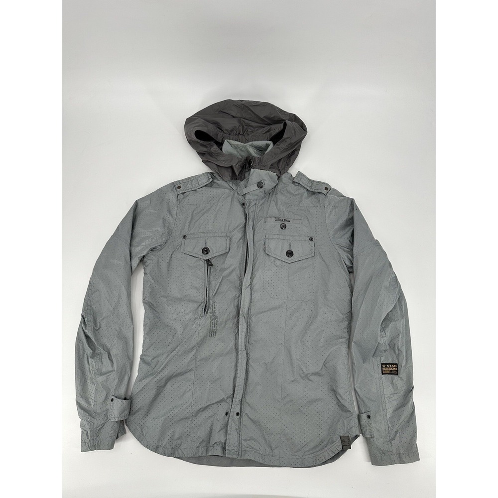 G-star Raw Nylon Jacket 3301 Women's Size Large‎ Gray